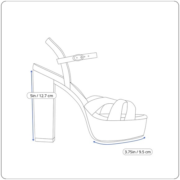 Guess Summer Love Heels Brown and Coral Heels - Picture 12 of 13